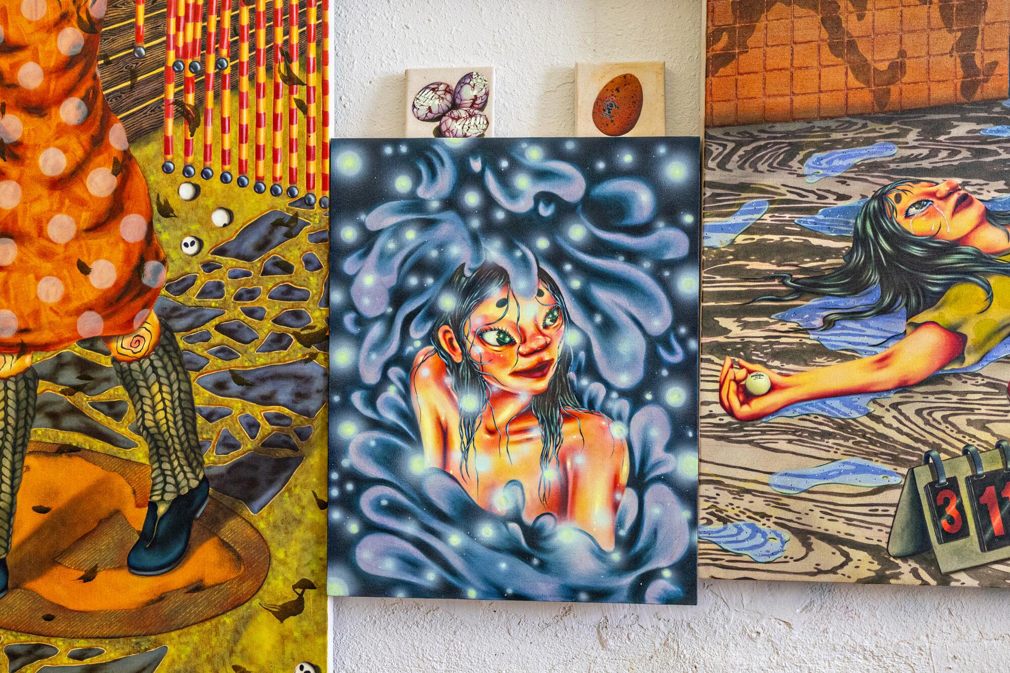 Zoé Blue M. paintings