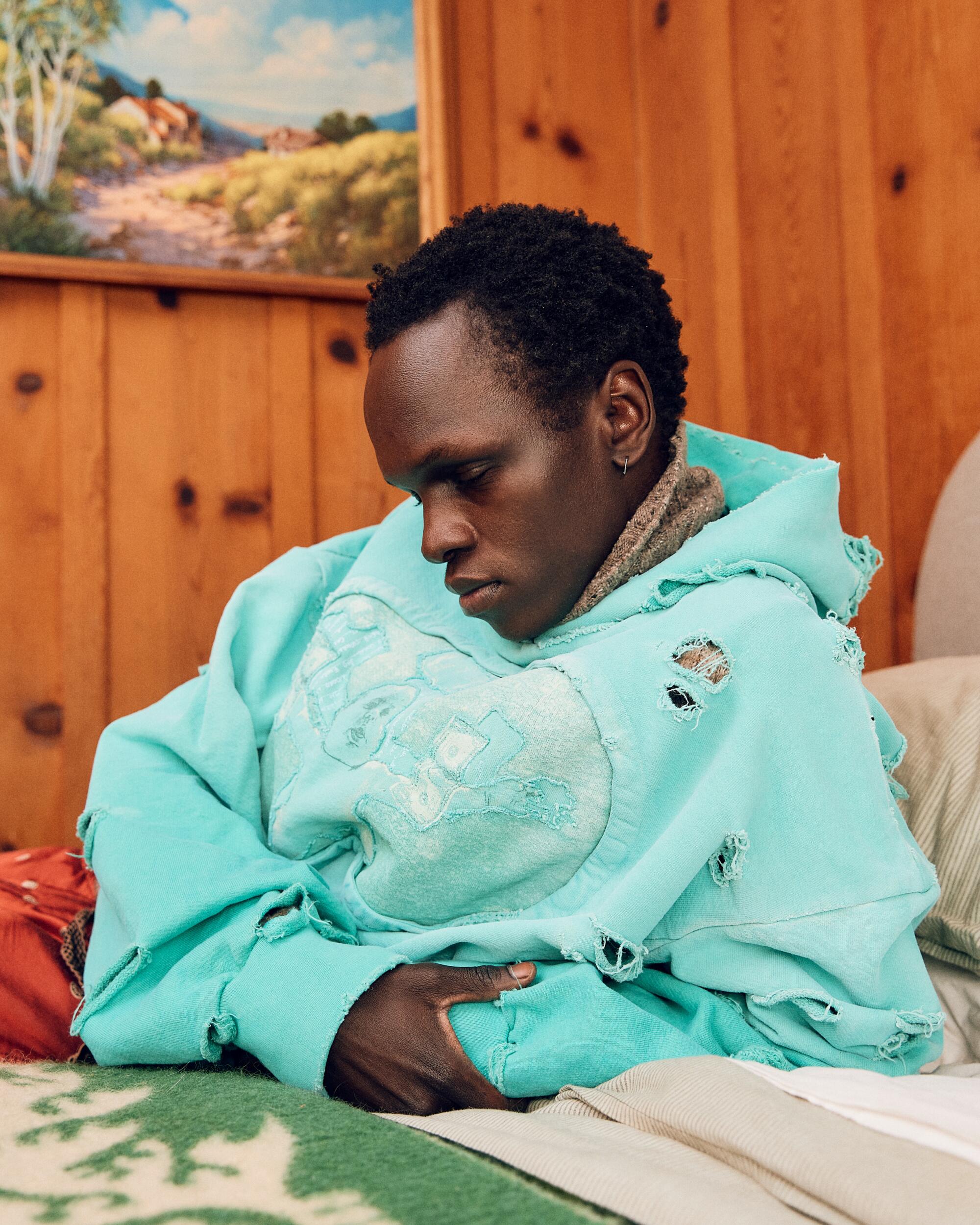 Image February 2025 Dressing for cold L.A. homes. Maiwenn Raoult For The Times.