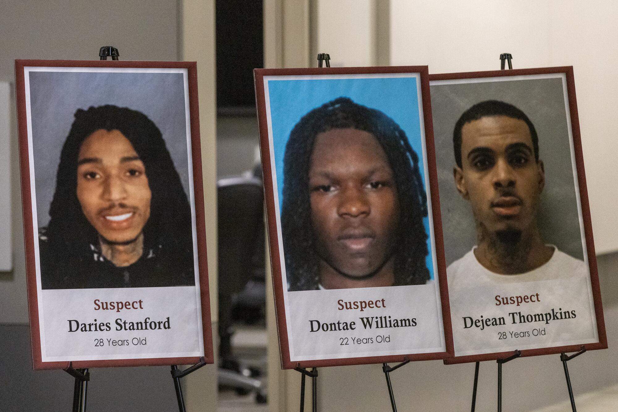 Daries Stanford, Dontae Williams, Dejean Thompkins